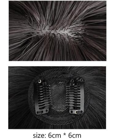 Bangs Hair Clip Clip in Bangs Mini Fringe Hairpiece Straight Clip in Forehead Topper with Wispy Bangs Extension Thin 3D Air Hair Bangs Invisible Seamless Straight Neat Bangs Bangs Clip in Hair (Color 3D light brown - Buy Online on GoSupps.com