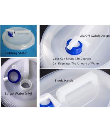 AMPPHY Large Capacity Folding Water Bottle - 5L Outdoor Car Water Bag Bucket - Buy Online on GoSupps.com