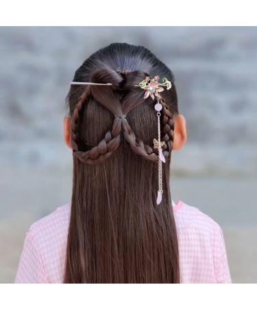 URFEDA Chinese Hair Stick Lotus Flower Hair Clips Shiny Metal Hair Sticks Rhinestone Hair Chopsticks Vintage Hair Stick Elegant Hair Sticks Fashion Hair Stick Hair Accessories for Women Girls - Buy Online on GoSupps.com