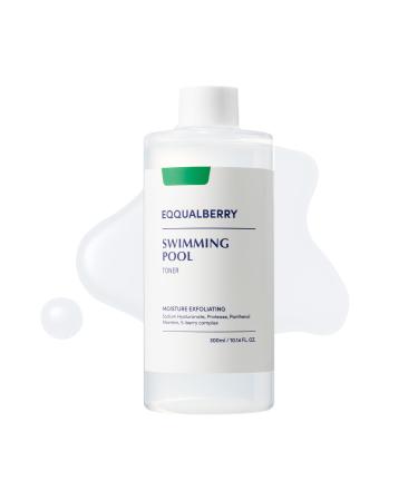 Swimming Pool Toner - Korean Toner for Daily Exfoliating & Deep Hydration with Natural Enzyme Protease & Hyaluronic Acid For Sensitive Skin 10.14 Fl Oz (300ml)