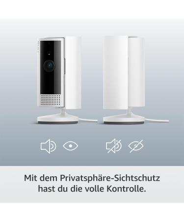 Ring Indoor Camera 2nd Gen - 1080p HD Mini Monitoring Camera with 3m USB-A to Micro USB Cable | Perfect for Pets & Privacy Protection - Buy Online on GoSupps.com