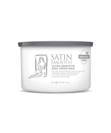 Satin Smooth Zinc Oxide Hair Removal Wax 14oz. Ultra Sensitive Zinc Oxide