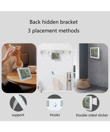 MOMOJIA Digital Thermo-Hygrometer | Indoor Thermometer & Humidity Meter | Accurate Temperature & Time Calendar Display | International Shipping Available - Buy Online on GoSupps.com