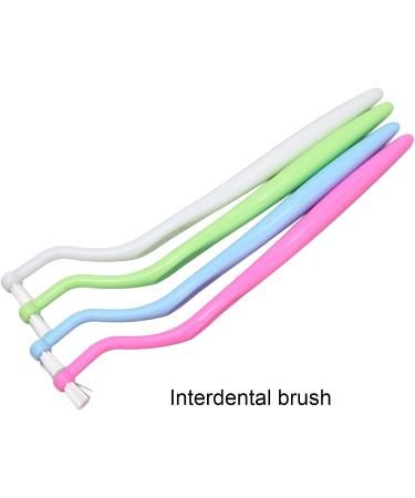 4-Piece Orthodontic Cleaning Brush Kit - Interdental & Toothbrush Set for Braces Care | Travel-Friendly Oral Hygiene Solution - Buy Online on GoSupps.com