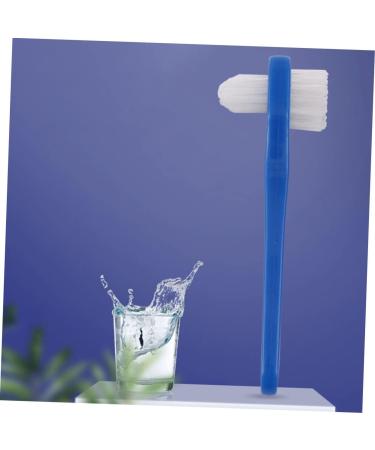 Shop Sewoart Double-Headed Toothbrush for Adults - Portable Dental Care Accessories for Prosthetics - 1-Pack Color-Sorted - Buy Online on GoSupps.com