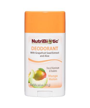 NutriBiotic Deodorant Mango Melon 2.6 oz (75 g)