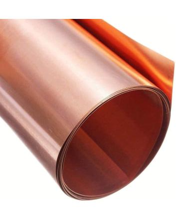 LSCAILIAO Copper Metal Sheet - Pure Cu Foil Roll for Home and Creative Experiments Length 2m Thickness 0.5mm width 15mm