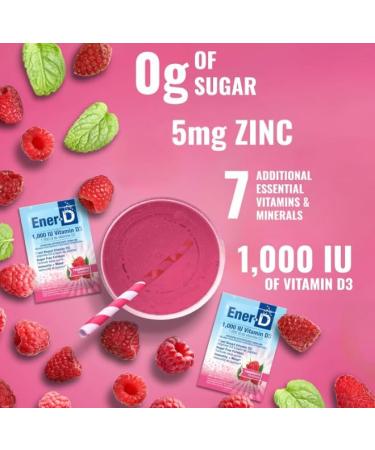 Conquitlam BC V36C2 EnerVitamin D raspberry 2 x 24 packetsbags 2 pieces - Buy Online on GoSupps.com