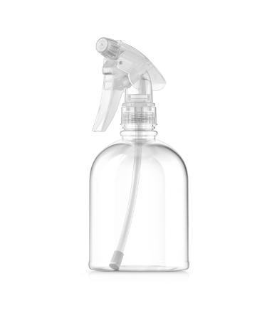 Bar5F 16 oz Plastic Spray Bottle | Leak Proof Clear Trigger Handle | Adjustable Nozzle | Refillable Heavy Duty Sprayer for Salons, Spas, Cleaners & Cooking - Buy Online on GoSupps.com