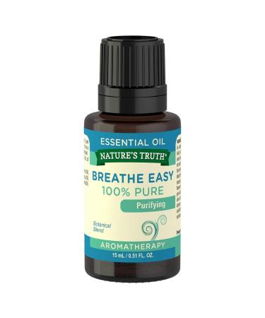 Nature's Truth Essential Oil Breathe Easy 0.51 oz (Pack of 2)