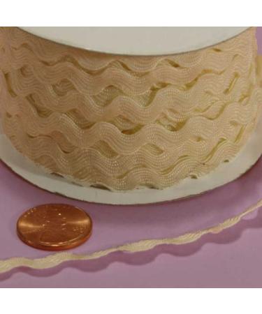 Ivory Ric Rac Trim  5mm X 22Yd