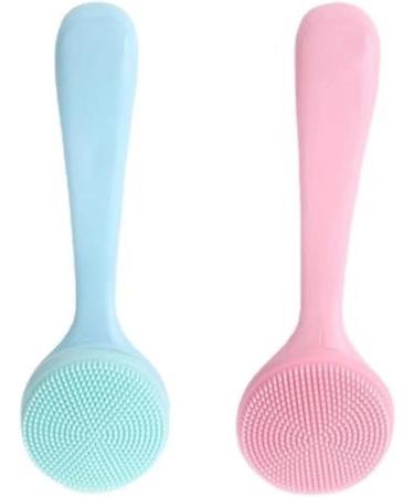 Buy Blue Hand Wash Brush - Makeup Remover & Blackhead Cleaner | Best Cleaning Tool for Skincare - Buy Online on GoSupps.com