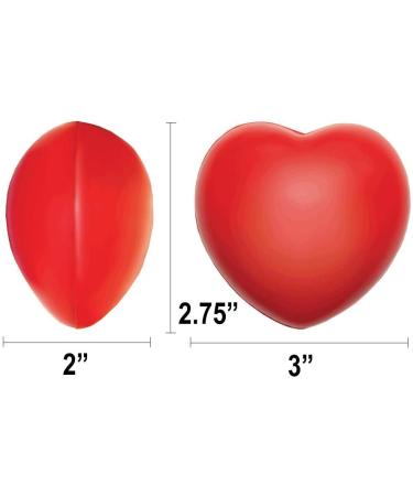 Firm Foam Heart Hand Exerciser Set of 12 12 Count (Pack of 1) Heart - Buy Online on GoSupps.com