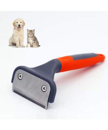 CHEW STEEL TOOLS Pet Shedding Brush Pet Grooming Brush Professional Deshedding Brush Effectively Reduces Shedding by UP to 95% Especially for Short, Medium and Long Hair Dogs and Cats