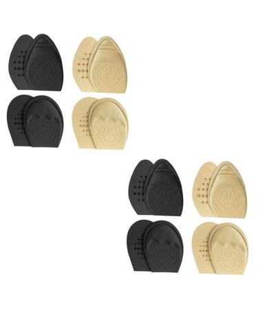 Mobestech 8 Pairs Forefoot Half Size Pad Gel Shoe Inserts High Heel Pads Forefoot Pads Ball Bunion Pads Metatarsal of Foot Pads Toe Plug Sports Men and Women Knitted Fabric