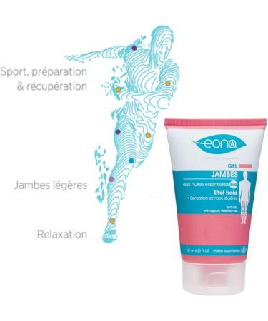 EONA GEL JAMBES BIO Aide soulager les Jambes Fatigu es Gel Jambes Effet Froid Base d'Huiles Essentielles Bio 500ml 500 ml (Lot de 1) - Buy Online on GoSupps.com