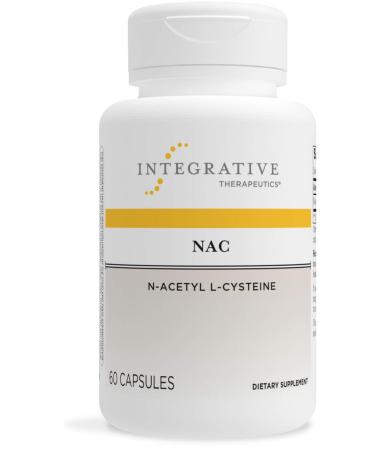 Integrative Therapeutics NAC Supplement (N-Acetyl L-Cysteine) - Vital in Cellular Antioxidant Pathways - 60 Capsules Standard Packaging