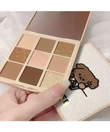 JOYTILLGU Beauty Palette Cute Dog Pearlescent Eyeshadow Palette 9 Color Matte Eye Plate Glitter Eye Makeup Makeup Palette Natural Waterproof Eyeshadow Eyeshadow Palette1 - Buy Online on GoSupps.com