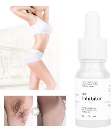  Alvinlite Hair Inhibitor Hair Regrowth Inhibitor Serum Hair Inhibitor Non-Irritant Permanent Hair Removal for Face Arms Legs Underarms Makes Your Skin Smooth (10ml) - Buy Online on GoSupps.com