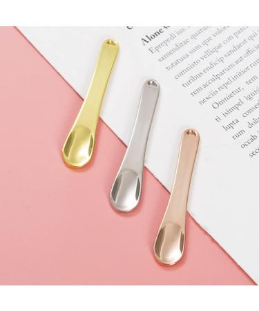 9 Pcs Mini Metal Makeup Spatula Set for Beauty Skincare - Facial Cream Mixing Spatulas in Gold, Silver, Rose Gold - Buy Online on GoSupps.com