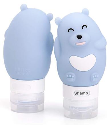 Chseo Silicone Travel Bottles Set - 4 Pack | Leak-Proof Containers for Cosmetics Liquids Shampoo & Lotion | Perfect for Travel - Buy Online on GoSupps.com