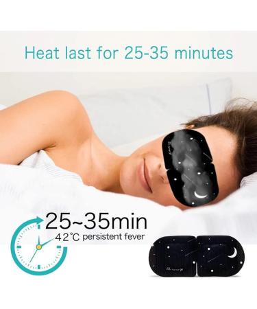 ONIYEA 15-Pack Unscented Steam Eye Masks for Dry Eyes Relief and Puffy Eyes - Disposable Moist Heating Compress Pads for Sleep - SPA Warm Eye Masks for Eye Fatigue - Buy Online on GoSupps.com