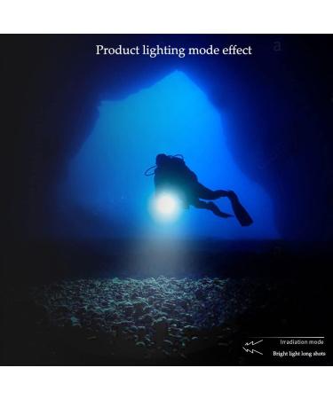 2 Pack 1200 Lumens Diving Flashlight | IPX8 Waterproof Dive Light with L2 LED Torch | Rechargeable Power | Ideal for Scuba, Snorkeling, and Underwater Sports - Buy Online on GoSupps.com