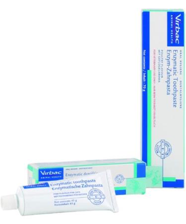 Think Outside the Gift Toothpaste for Cats Bundle which Contains Virbac Enzymatic Toothpaste For Cats Yummy Fish Flavour! 43G - Pack of 2 with Grocery List Card - Buy Online on GoSupps.com
