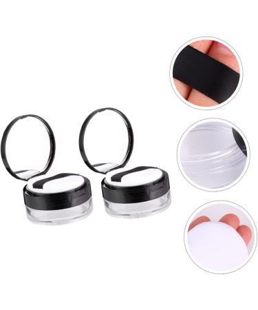 Balacoo Plastic Containers 2sets Powder Box Loose Powder Makeup Containers Cosmetic Powder Cause Travel Packing Box Portable - Buy Online on GoSupps.com