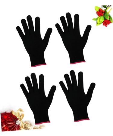 2 Sets 4pcs Silicone Mitts Bumps Heat Glove Silicone Bumps Heat Proof Glove Hairdressing Tool Powder As Shownx2pcs 21.5X12.2 cmx2pcs - Buy Online on GoSupps.com
