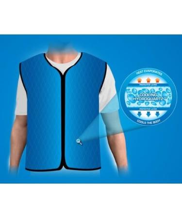 Aqua Coolkeeper Cooling Vest | Neon Yellow Reflective Work Safety Vest - Size M | Enhanced Comfort & Safety for International Shipping - Buy Online on GoSupps.com