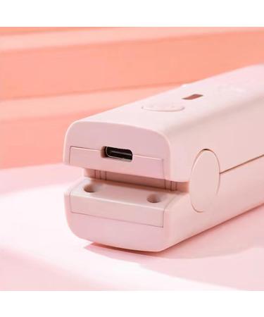 Mini Hair Straightener for Travel - USB Fast Heating Flat Iron (Sakura) - Compact & Portable Hair Styling - Buy Online on GoSupps.com