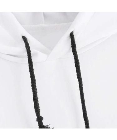 Bigfanshu Woman Dresses Letter Printing Stripe Round Collar Long Sleeves Sweater Tops White - Buy Online on GoSupps.com