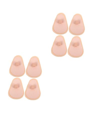 Hemoton 8 Pcs Hallux Valgus Correction Pad Spacers Hair Straightening Irons Splints Toe Straightener Cushion Pad Big Shoe Filler Hammer Toe Pads Compact Corrector Reliable Straightener Light Yellowx2pcs 10.5x7x0.6cmx2pcs
