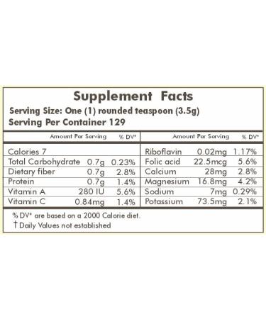 Herbal Hills Organic Alfalfa Powder | 16 oz (454g) | Green Superfood Dried Whole Young Leaves | Pack of 1 - Buy Online on GoSupps.com
