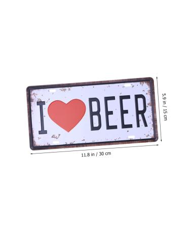 Levemolo Emblems Antique Signs Outdoor Decorations for Patio Iron Sign Painting The Sign Iron Mark Metal - Buy Online on GoSupps.com