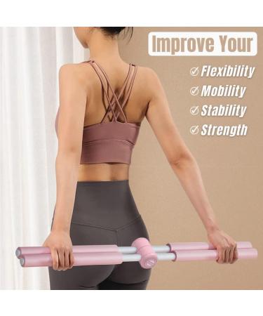 Yoga Sticks Stretching Tool for Posture Correction - Back Stretch Bar Posture Stick for Improved Posture - Yoga Stick for Back Alignment and Flexibility - Buy Online on GoSupps.com