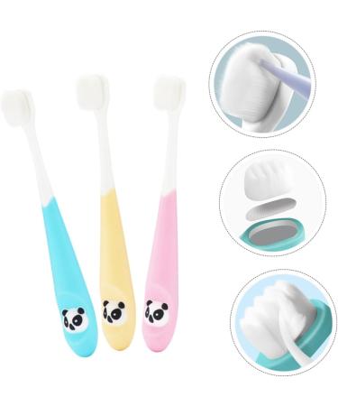 Gatuida 3pcs Three-Dimensional Child Toothbrush Set - Soft Bristles for Kids' Dental Care - Buy Online on GoSupps.com