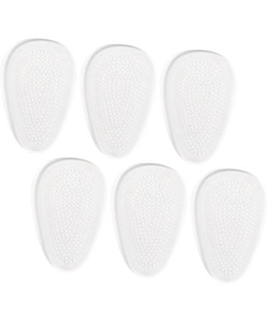 6 Pairs Shock-Absorbing Anti-Slip Clear Heel Pads | Women s High Heel Insoles & Grips | Comfort Gel Cushions - Buy Online on GoSupps.com