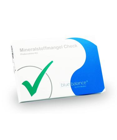 Blue Balance Mineral Lack Test |Health test |Sampling kit |Self -test for home |Fast test |Mineral test |with laboratory analysis - Buy Online on GoSupps.com