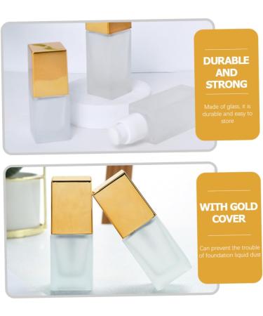 12 Pcs Square Liquid Foundation Bottle Travel Bracket Filling As Shownx3pcs 10.5x3.2cmx3pcs - Buy Online on GoSupps.com