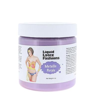 Metallic Purple Liquid Latex Body Paint - 4 oz