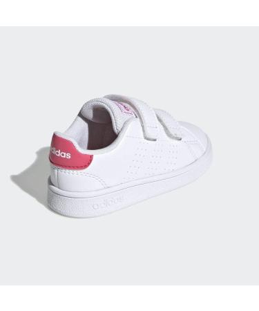 adidas Kids Advantage Cf I Sneaker Child | White Ftw Bla Rosrea | Size 2.5 UK - Buy Online on GoSupps.com