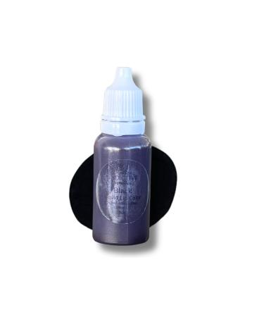 Lip Pigments for Lipgloss and Lipstick Making- All Natural Vegan Friendly (Black .5 oz) Black 0.5 Fl Oz (Pack of 1)