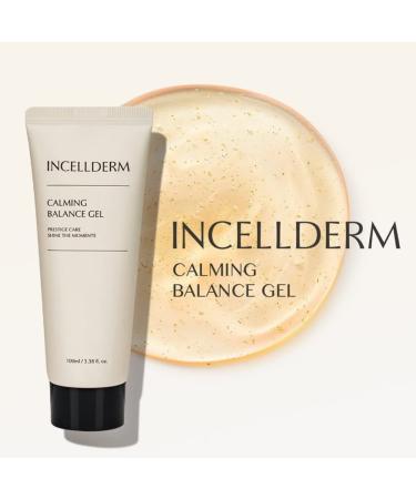 INCELLDERM Calming Balance Gel Water-based Moisturizer 100ml / 3.38 fl oz | Soothing Hydration for Sensitive Skin - Buy Online on GoSupps.com