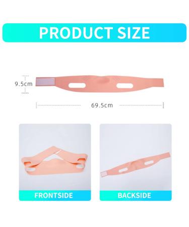 Silicone Double Chin Reducer V Face Firming Belt for Tightening Skin - Prevent Sagging - Buy Online on GoSupps.com
