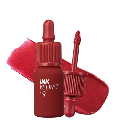 Peripera Ink the Velvet Lip Tint  Liquid Lip (0.14 fl oz  019 LOVE SNIPER RED)