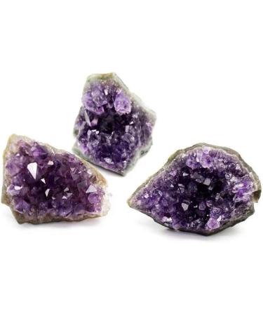 1PC 60-80g Natural Raw Purple Brazilian Amethyst Stone Quartz Crystal Cluster Geode Specimen Home Decor Craft Ornament Full of Texture - Buy Online on GoSupps.com