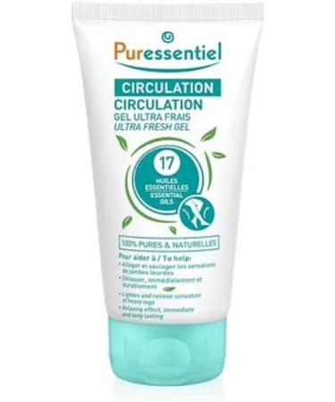 Puressentiel Soothing Gel for Tired Feet Ankles Legs - Aromatherapy Lotion with 17 Essential Oils for Body and Skin - Instant Lasting Relief and Circulation - Natural and Alcohol Free - 4.22 oz