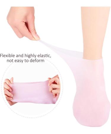 dijiusidy 3 Pairs Gel Moisturizing Socks Multifunctional Foot Pedicure Socks Repair Cracked Heel Protector Foot Care Tool L - Buy Online on GoSupps.com